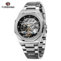 Forsining 375 Color Band Steel Mechanical Watches Luxury Tourbillon Relojes Automatic Watch Men